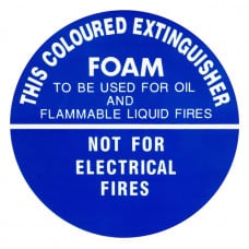 Foam Fire Extinguisher Location Sign