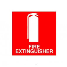 Fire Extinguisher Vehicle Sticker - 100mm x 100mm