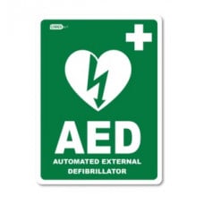 AED Sign (Poly 300 x 225mm)
