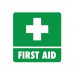 First Aid Vehicle Sticker - 100mm x 100mm