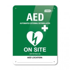 AED On Site Sign (Poly 300 x 225mm)