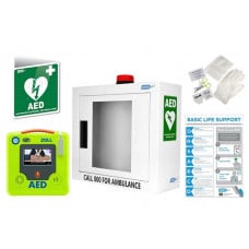 Zoll AED 3 Auto Defibrillator - Alarmed Cabinet Bundle 