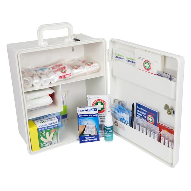 first aid box contents list