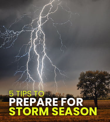 First Aid Tip: Prepare for storm Season